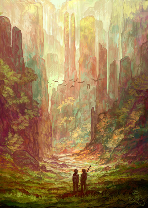 Landscape Illustration by Ombremonde Landscape Illustration by Ombremonde