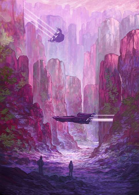 Landscape Illustration by Ombremonde Landscape Illustration by Ombremonde