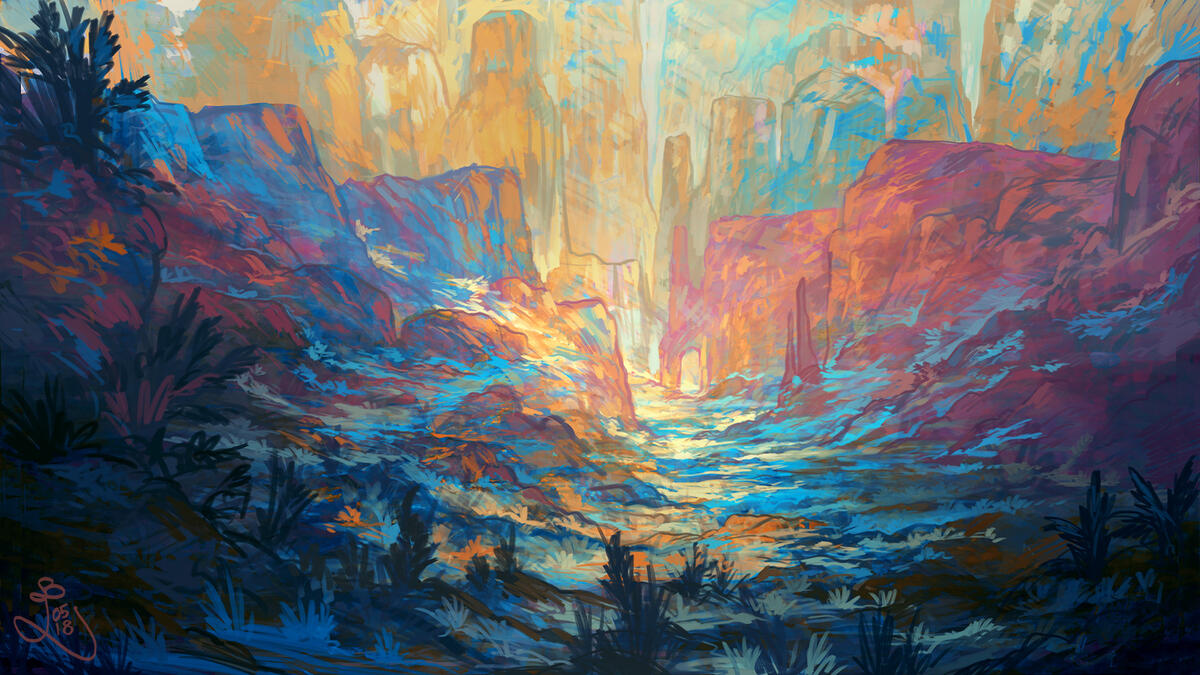 Landscape Illustration by Ombremonde Landscape Illustration by Ombremonde